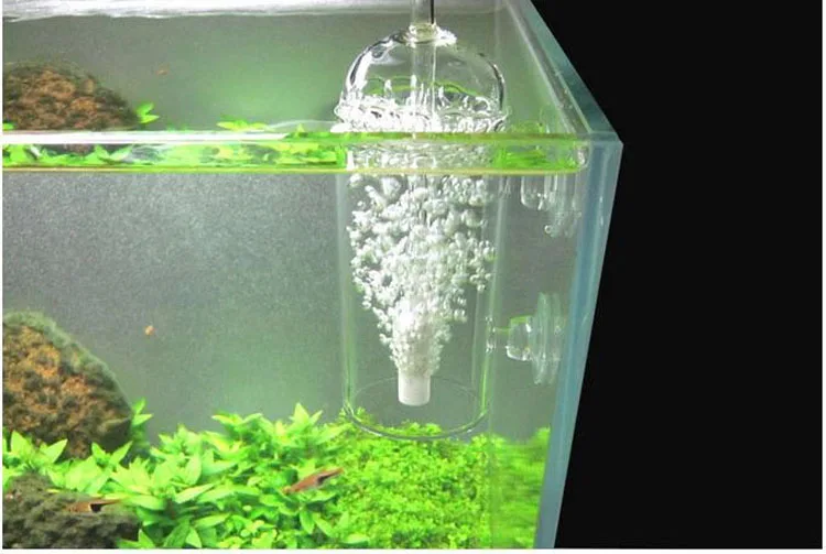 

Air pump oxygen diffuser glass cove protect prevent water Splashing aquarium tropical fish tank accessory