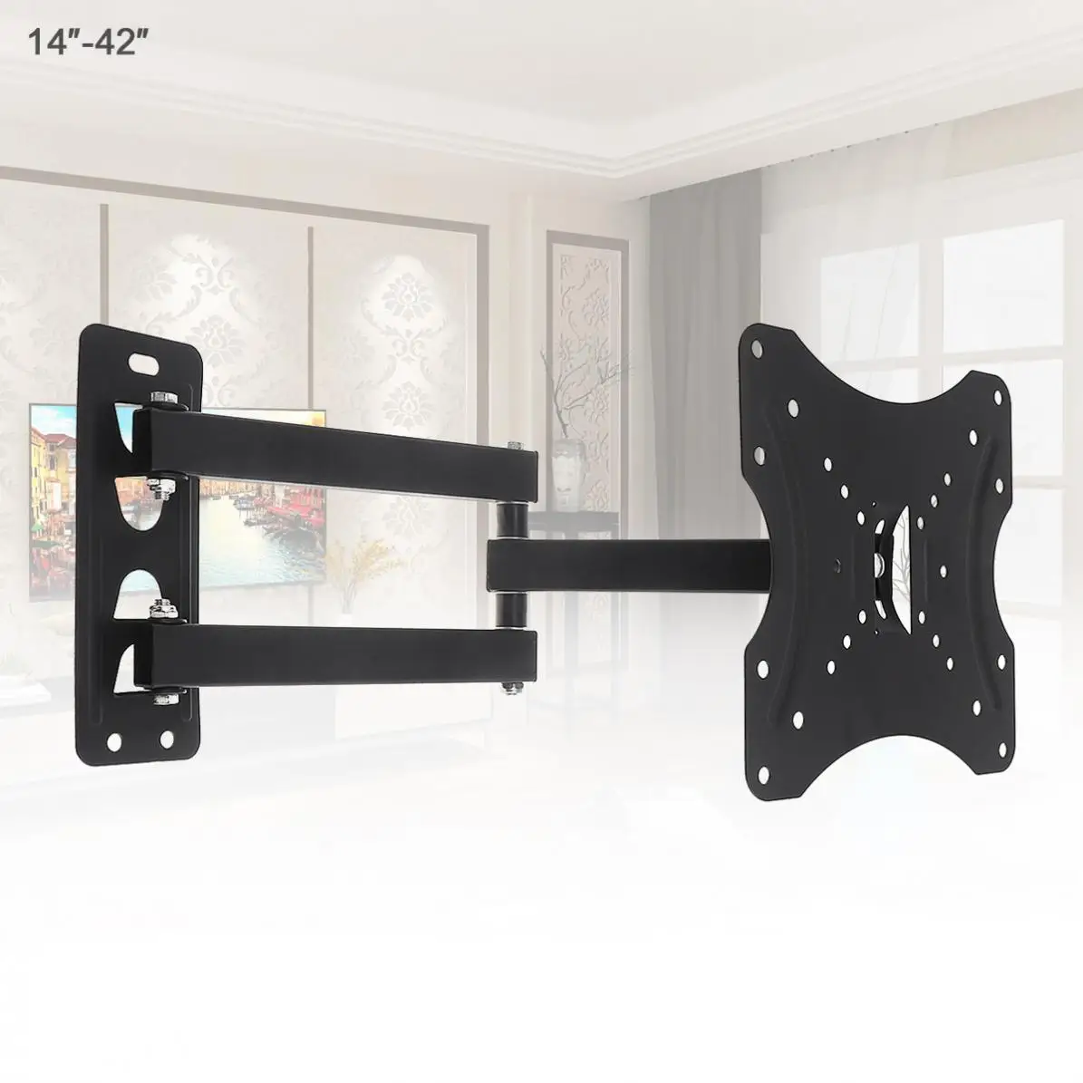 35KG Adjustable TV Wall Mount Bracket Flat Panel TV Frame ...