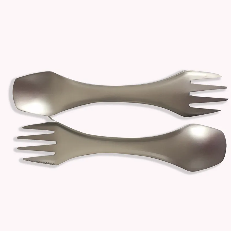 PYTITANS Открытый Отдых Пикник titanium ложка посуда titanium вилка Сверхлегкий pure titanium Spork