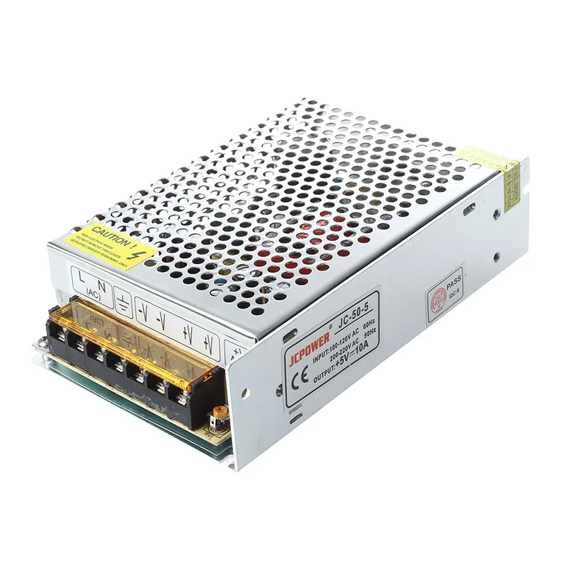 

AC220V DC5V 50W 10A Driver Switching Power Supply for LED Light Bar