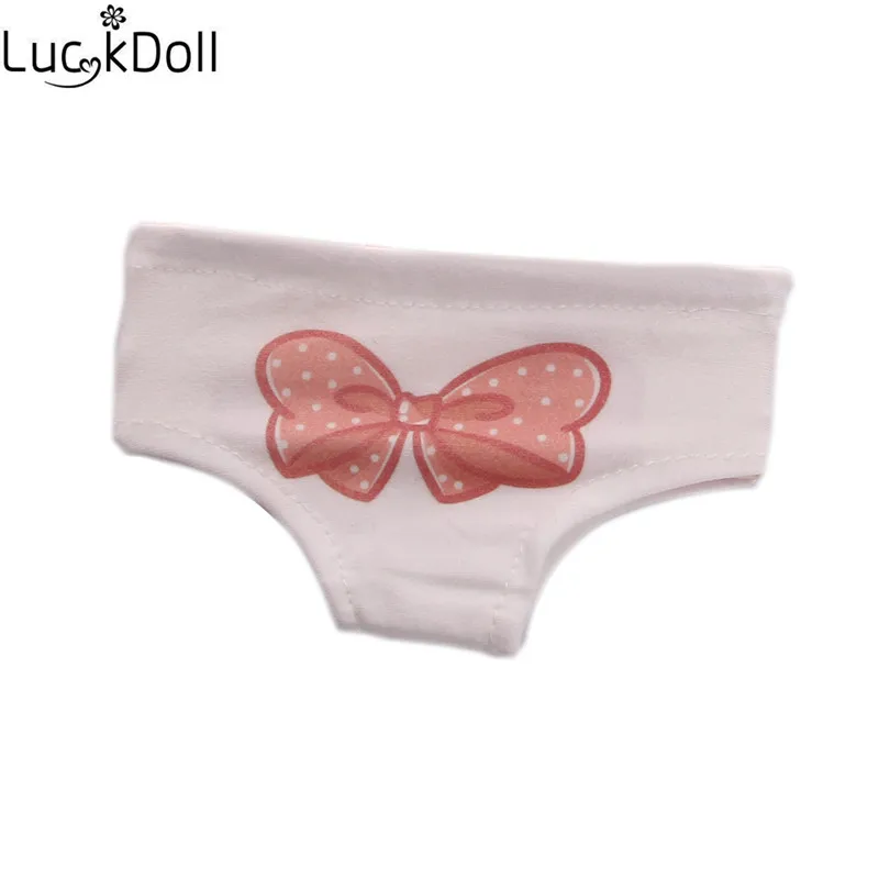 Luckdoll новые кукольные аксессуары мультфильм трусики подходят 43 см кукла, лучший подарок для детей