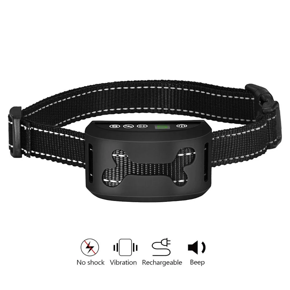 Dog anti bark collar Waterproof Rechargeable Adjustable 7 Sensitivity