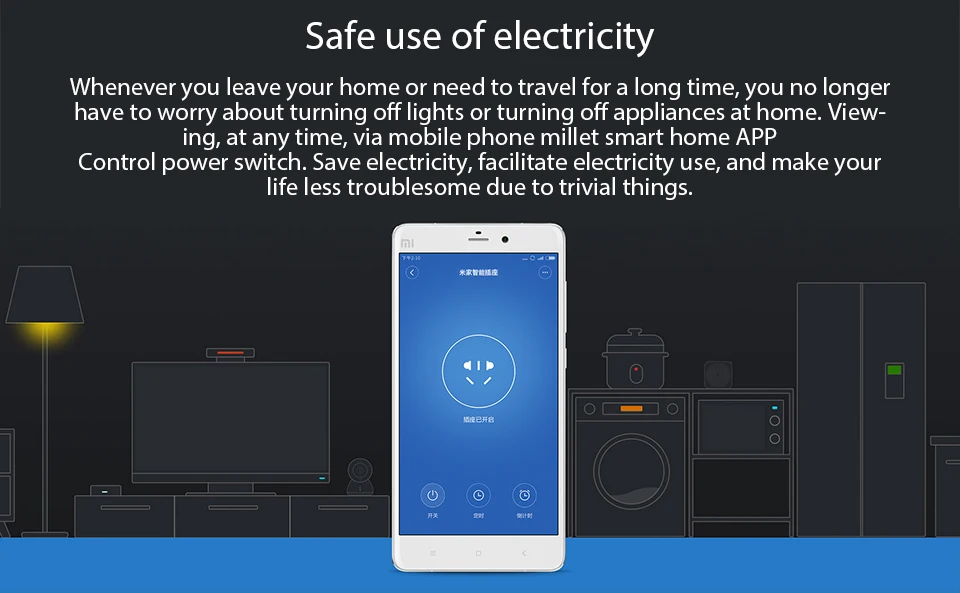 Xiaomi mi умная Wi-Fi розетка Ti mi ng Plug приложение пульт дистанционного управления работает с Xiao mi умный дом mi jia Zigbee розетки 3 версии