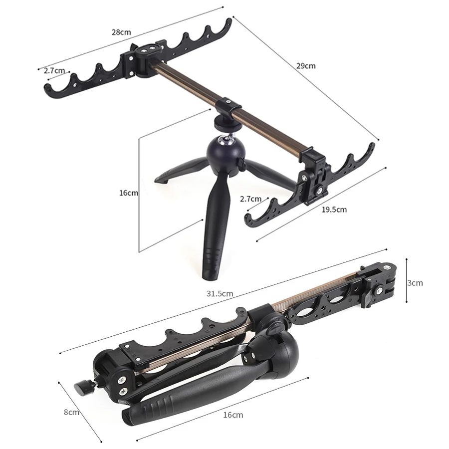 Для удочки Регулируемая Выдвижная ледовая Рыбалка Треугольный Кронштейн карповая Удочка подставка для удочки держатель для камеры аксессуар