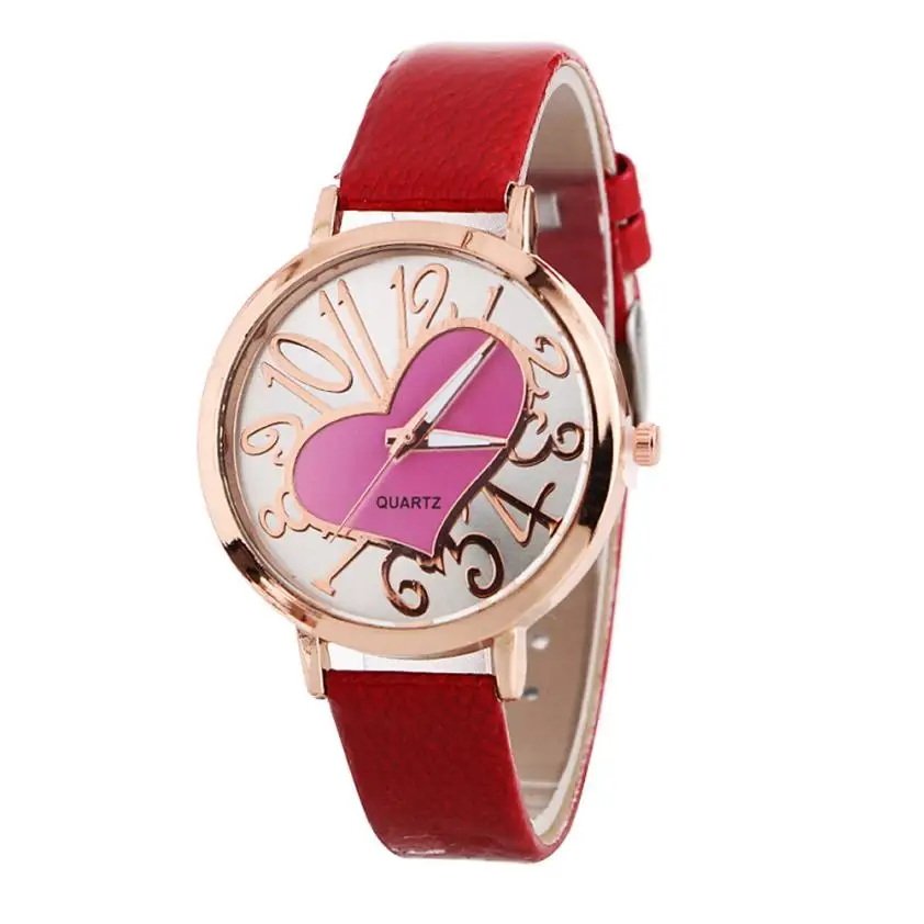 

Reloj Mujer Women's Fashion Watch popular Pattern Quartz Watch Leather Strap Round Case Belt Table Watch ontre Femme M50