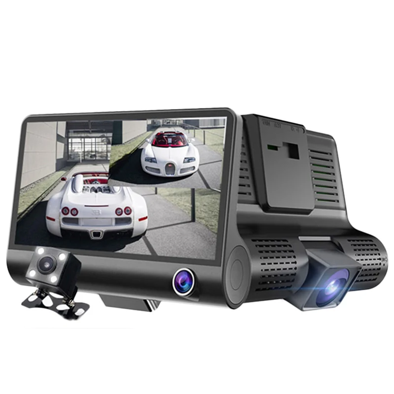 

2 In 1 Triple Lens Radar Detector DVR Dash Cam Safety Speed Control Voice System Vehicle Radar Detection 3 Cameras Car Recorders