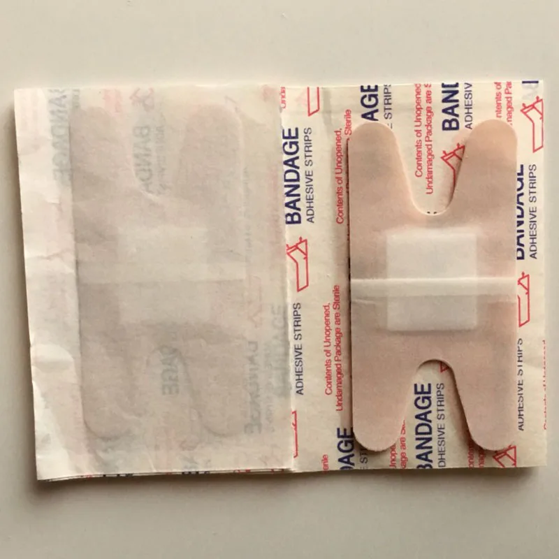 100PCSLOT  H-type band-aid joint wound patch outdoor emergency care bandage finger stickers breathable band-aids (5)