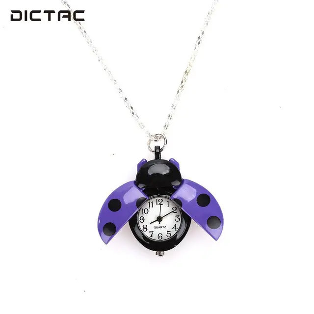 Beetle Ladybug Fob Watch Beetle Watch Fashion Jewelry Pocket Watch Necklace Chai Beetle Ladybug Fob Watch Beetle Watch Fashion Jewelry Pocket Watch Necklace Chai