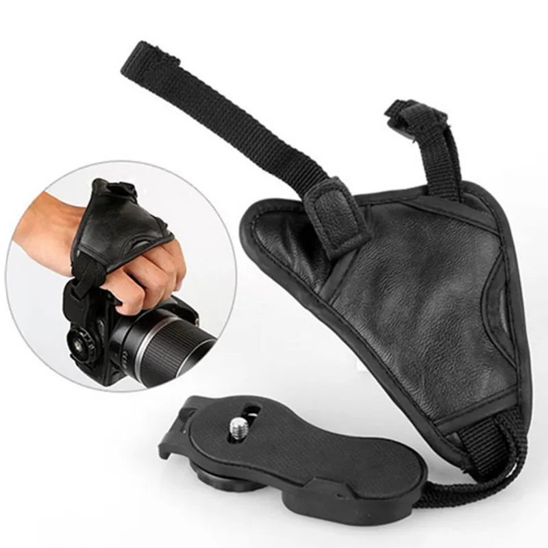 DSLR Camera Hand Grip Wrist Shoulder Strap 1/4 Screw Mount for Canon