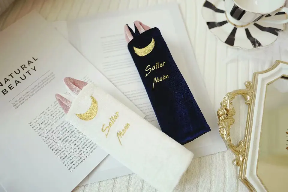 17 см Sailor Moon креативный аниме Luna Cat плюшевая Накладка для ремня безопасности автомобиля мягкая набивная Наплечная дверная ручка зимний чехол прекрасные игрушки