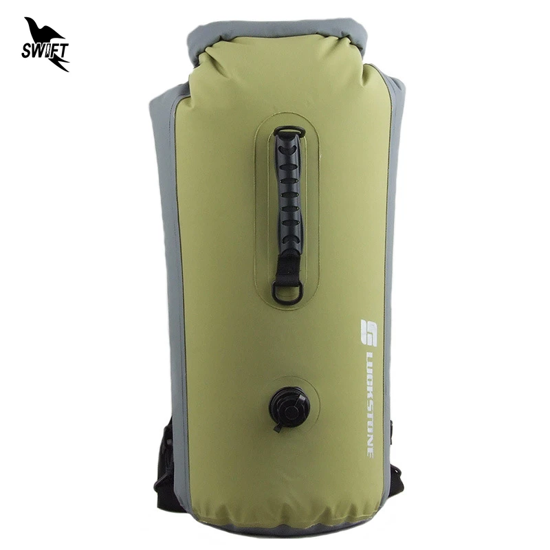 25 60L профессиональная водонепроницаемая сумка для плавания IPX7 2019 надувной рюкзак