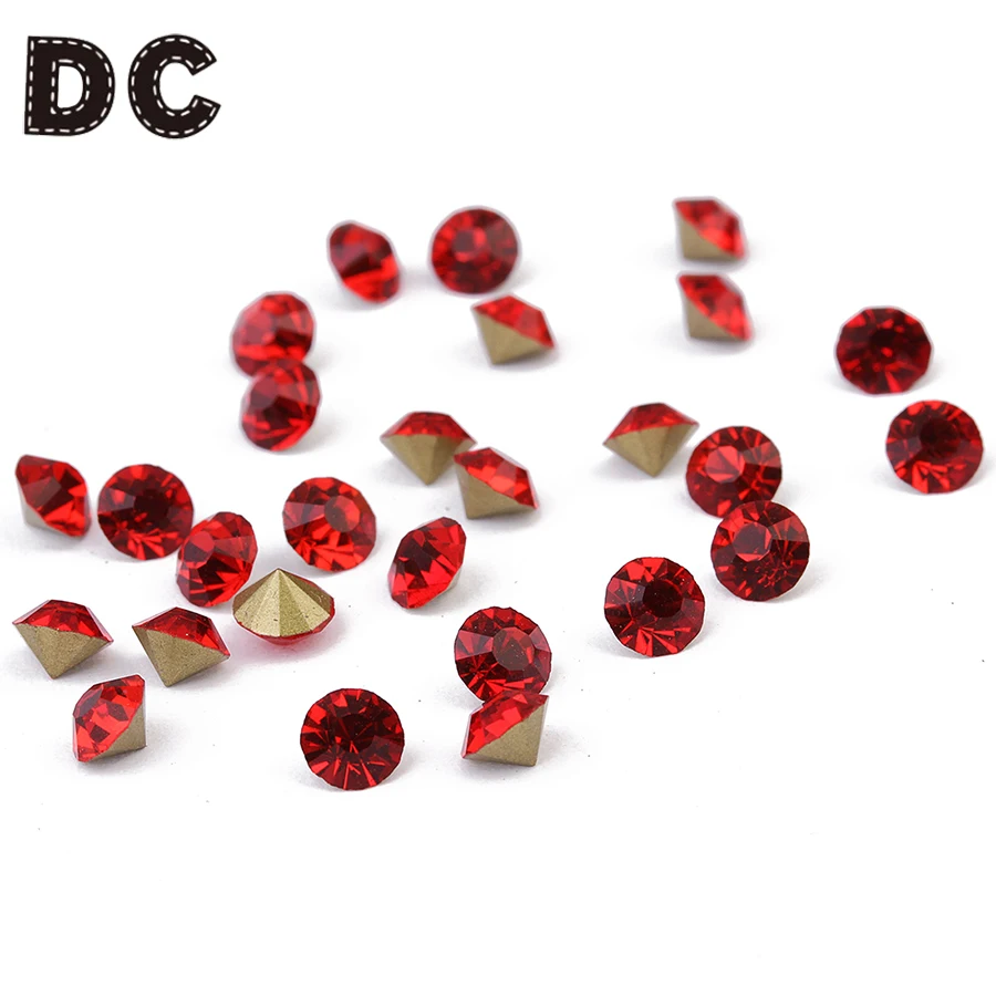 

DC 1440pcs 8 color Bulk Faceted Round Crystal Rhinestone Beads for DIY Handmade Dress Bag Earring Hair Jewelry Making Findings