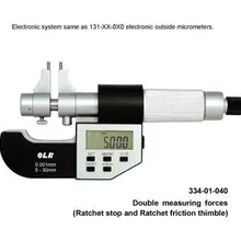 Внутри микрометра(тип штангенциркуля) 25-50mm.1-2inch.334-02-040