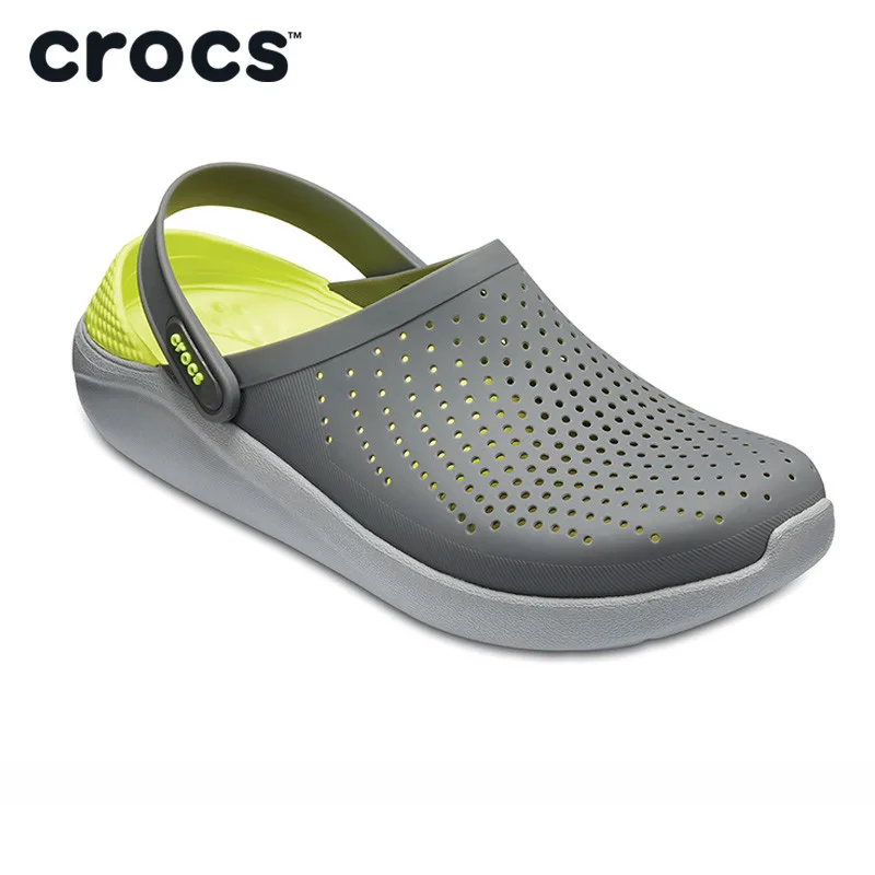 CROCS LiteRide Clog Clear Stock Sports Sandals for Men women Outdoor Beach Sandals Quick Dry Crocs-shoes Limited Sale