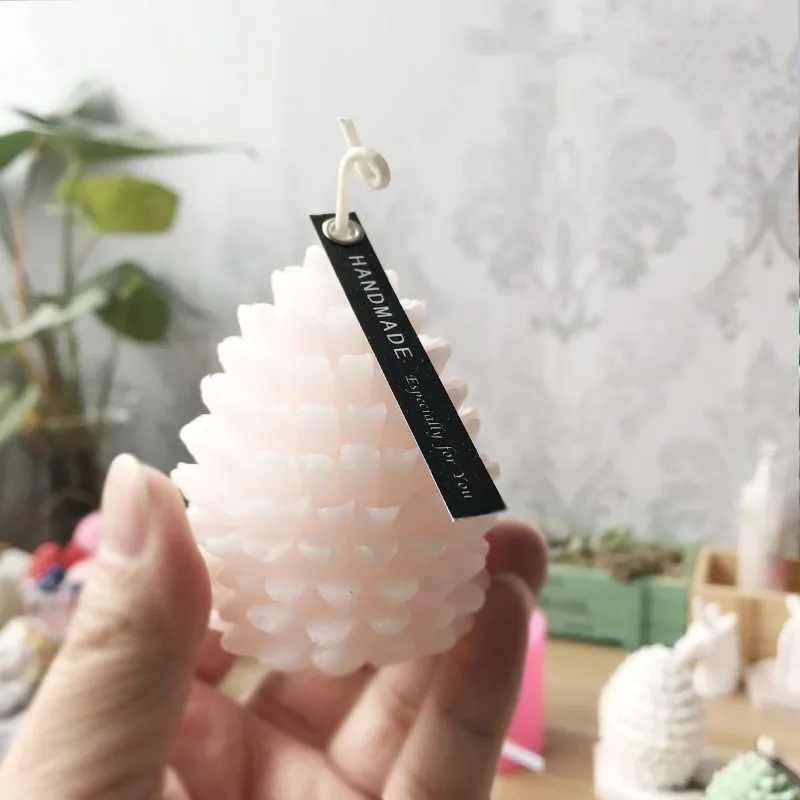 3D Christmas Pine Cone Food-grade Silicone Candle Mold Aromatherapy Soap Mould For Candle Making Chocolate Cake Decoration Tool 3D Christmas Pine Cone Food-grade Silicone Candle Mold Aromatherapy Soap Mould For Candle Making Chocolate Cake Decoration Tool