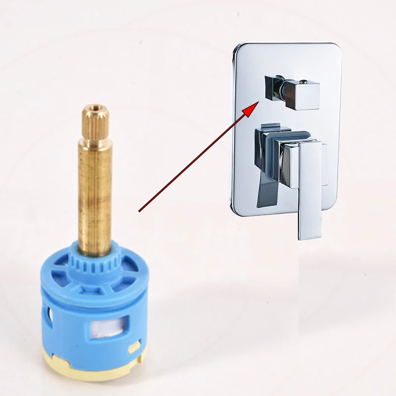 

Faucet Diverter Cartridge Valve Turn On/Off Mixer Cartridge Valve 2 way 3 Way Catridge for Kitchen Bathroom 1pc Faucet Valve