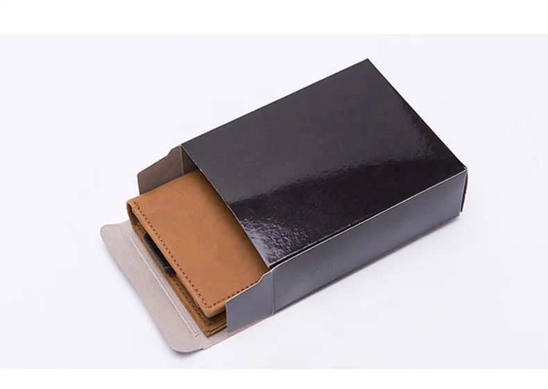 Стиль RFID визитница и минималистичный кошелек из металла для мужчин и женщин одна коробка Алюминиевое Крепление фиксатора для карт