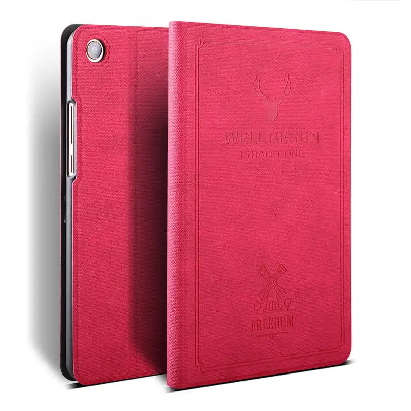 Smart Cartoon PU Leather Case for Xiaomi MiPad 4  (13)