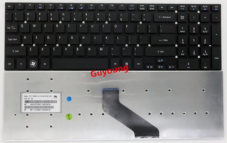 США клавиатура для ноутбука acer Aspire E5-511 E5-511-P9Y3 E5-511G E5-571G E1-511P E5-521G E5-571PG E5-571 ES1-512 ES1-711 ES1-711G