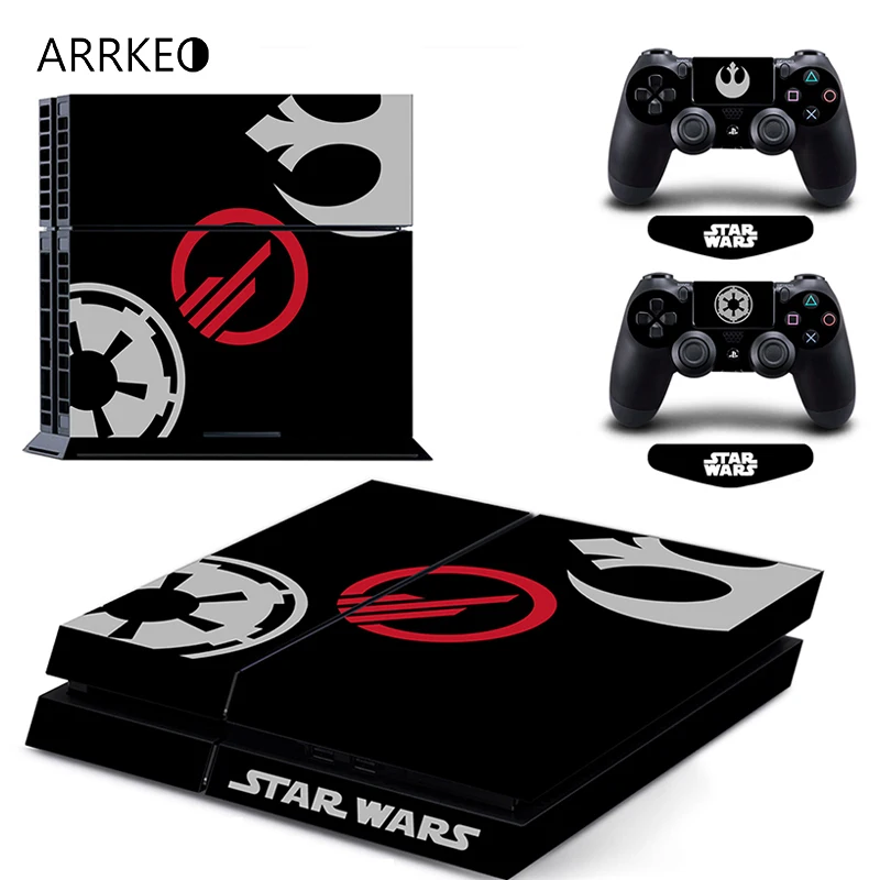 Виниловая наклейка ARRKEO Star Wars Дарт Вейдер PS4 Защитная Наклейка для Sony Play Station 4