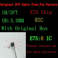 10PCS New packaging box 100% Genuine Original 1m/3ft 8ic E75 Chip Sync Data USB charger Cable for Foxconn i7 8 6 plus