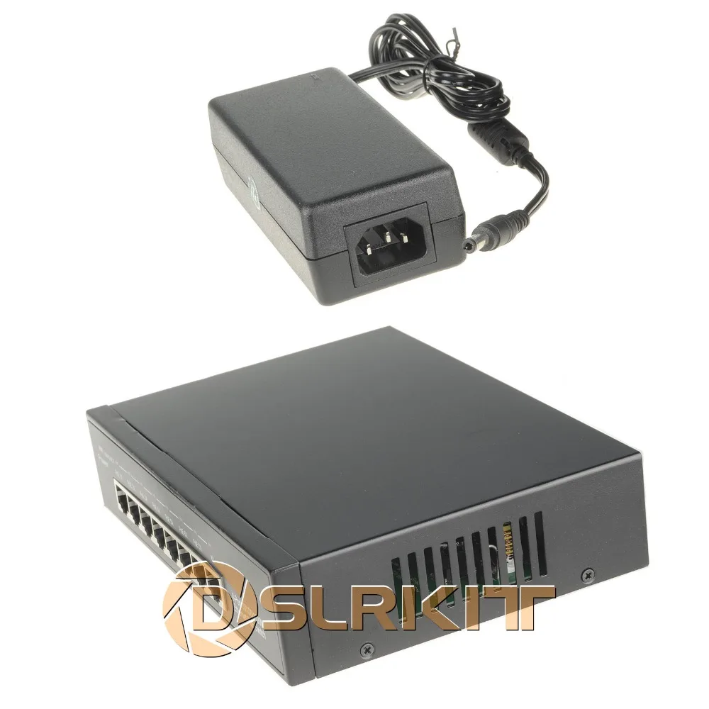 DSLRKIT все гигабит 48 в 120 Вт 8 портов 7 PoE Инжектор PoE коммутатор UBNT AP UAP AC PRO EDU HD