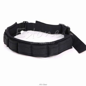 

Adjustable Photograph Camera Waist Belt Sling Hang Strap Holder Lens Bag Black