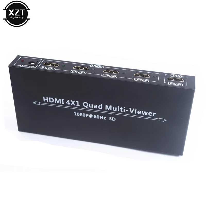1 шт. Высокое качество 1080P 60 Гц 3D IR Control 4X1 HDMI мульти просмотра сплиттер бесшовный