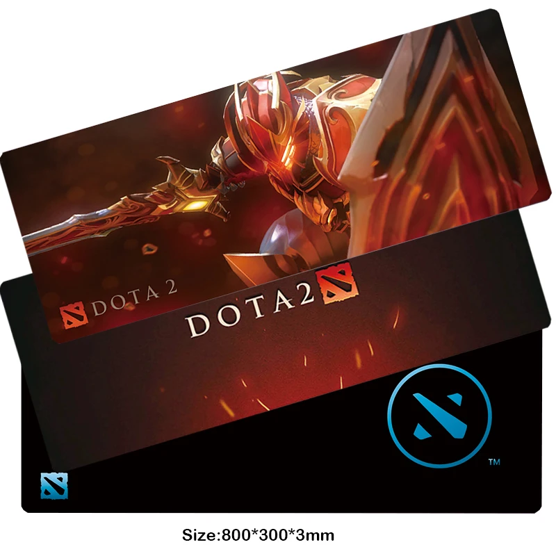 

Hight Quality Newest Fashion Large 800mm*300mm*3mm Computer Gaming Mouse Pad Locking Edge Thicker Pad For DOTA 2 gamer fan