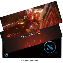 Hight Quality Newest Fashion Large 800mm*300mm*3mm Computer Gaming Mouse Pad Locking Edge Thicker Pad For DOTA 2 gamer fan
