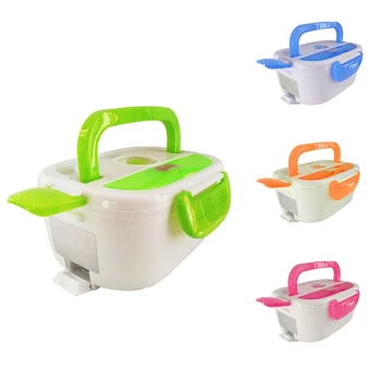 

Multi-function Electric Lunch Box Plug-in Blue European Regulations Home Garden Kitchen Dining Lunch Box