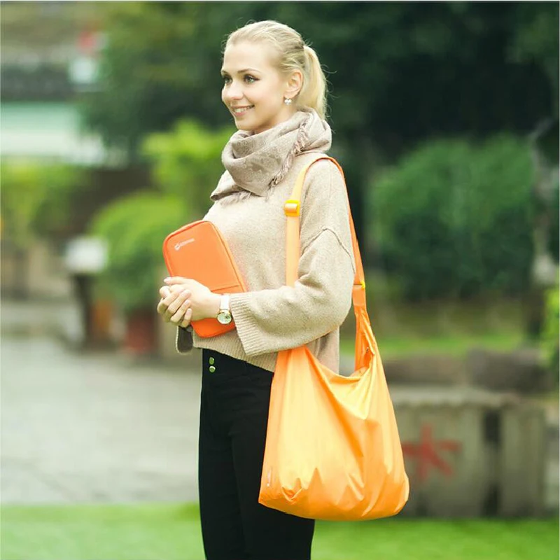 

050 Fashion Multifunction Single layer leisure bag folding waterproof Satchel shoulder bag 40*36cm