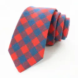 JEMYGINS оригинальный мужской 8 см Классический Клетчатый кашемировый шерстяной галстук ручной работы мужской галстук красный желтый синий