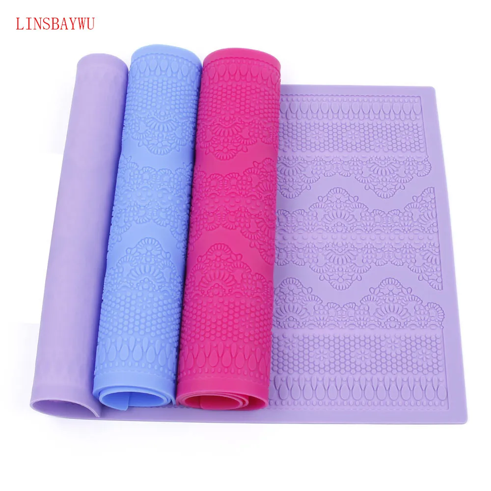 Silicone Mat Fondant Cake Decorating Styling Tools Kitchen Silicone