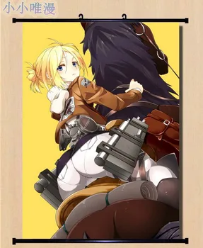 

Anime Attack on Titan Shingeki no Kyojin Eren Armin Arlart & AnnieLeonheart & Krista Lenz Home Decor Wall Scroll Poster Picture