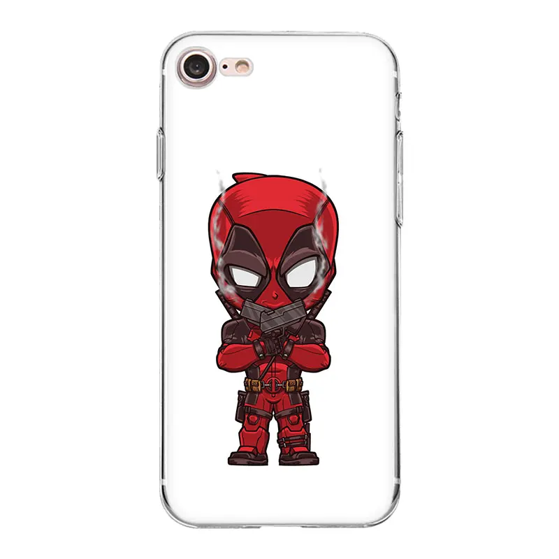 Чехол Hero Deadpool Harley Quinn для iphone XR XS Max 7 8 Plus X 10 5 5SE 5C 6 6S 11 11Pro Sac TPU Fundas чехол для телефона - Цвет: 19