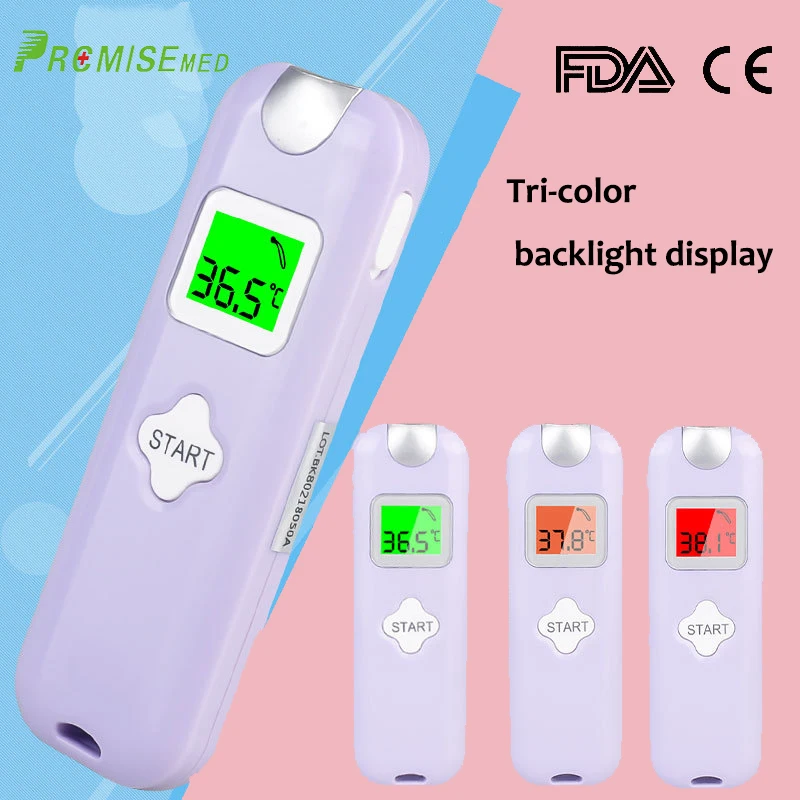 pr+mise Muti-fuction Medical Baby/Adult Digital Thermometer Infrared Forehead Body Thermometer Gun Non-contact