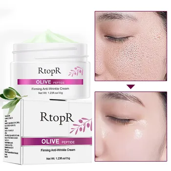 

Olive Peptide Firming Anti-Wrinkle Cream Reduce Face Fine Lines Tighten Pores Whitening Oil-control Acne Hydrating Skin