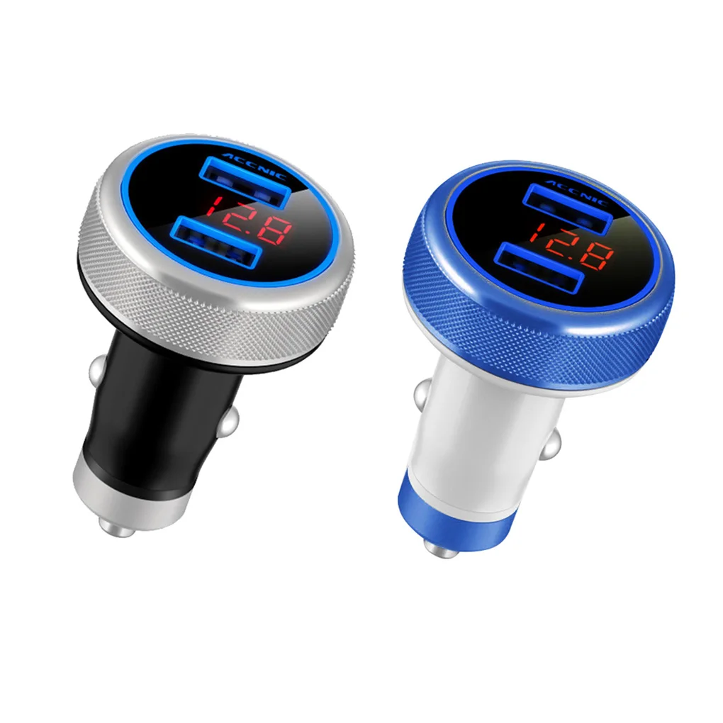 Беспроводной fm передатчик ACCNIC Bluetooth автомобильный двойной USB 3 2A дисплей
