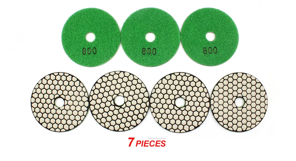 Z-LION " 100 мм сухой полировки Sharp алмазный шлифовальный диск для Мрамор Гранит поверхность камня полировщик края диска