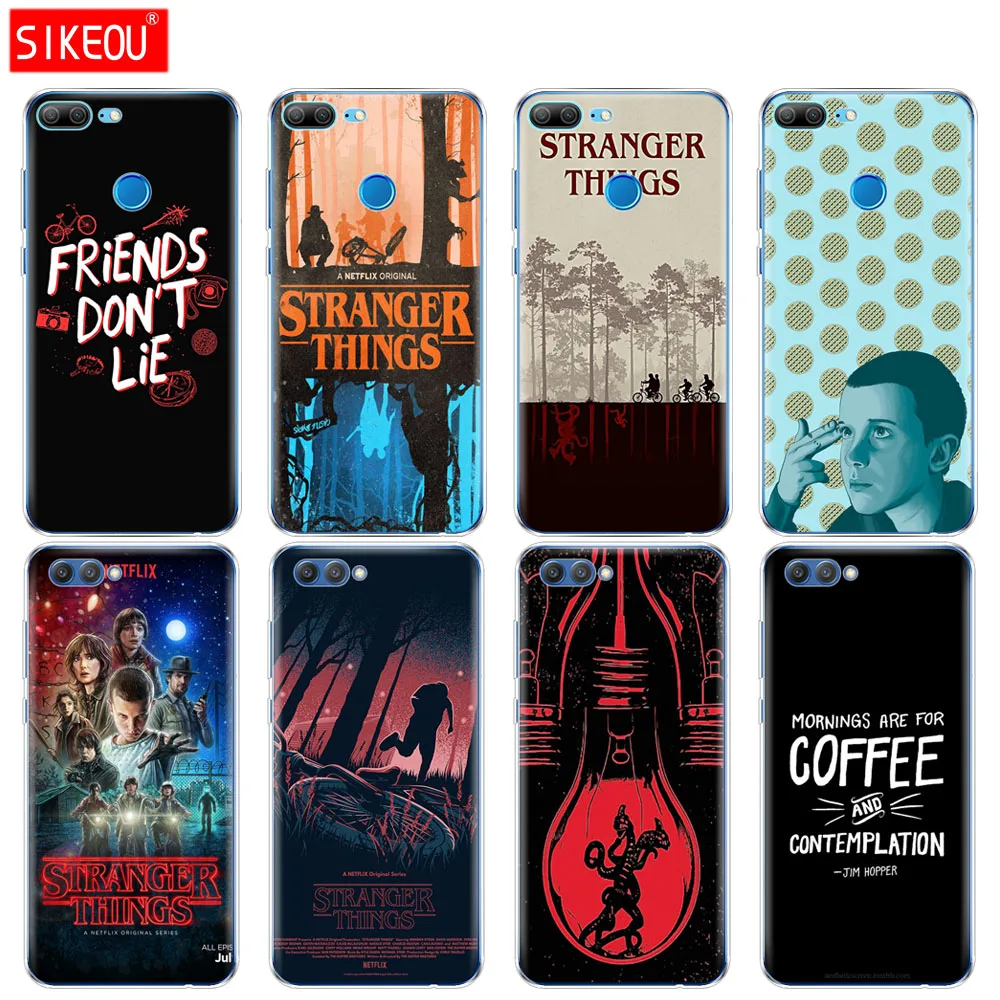 

Silicone Cover phone Case for Huawei Honor 10 V10 3c 4C 5c 5x 4A 6A 6C pro 6X 7X 6 7 8 9 LITE stranger things