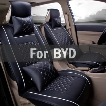 

Chair Pad Covers Car Seat Covers 4 Seasons Pu Leather Auto Seat Cushion Pads Set For Byd E6 Flyer G6 L3 G3 S6 F3 F6 F5
