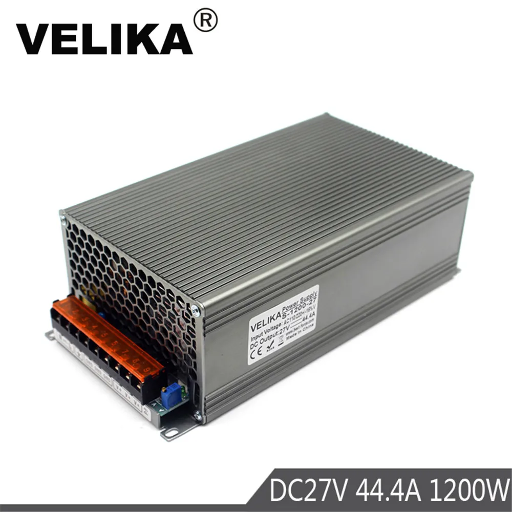 Блок питания DC27V 44.4A 1200 Вт Трансформатор 110 В 220 переменного тока в SMPS для