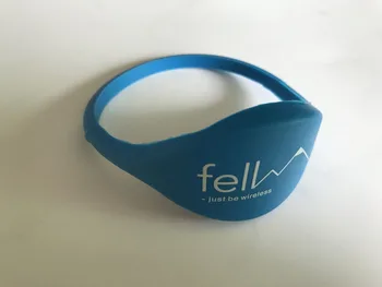 

500pcs/lot swimming pool festival wristband bracelet chip rfid em4305