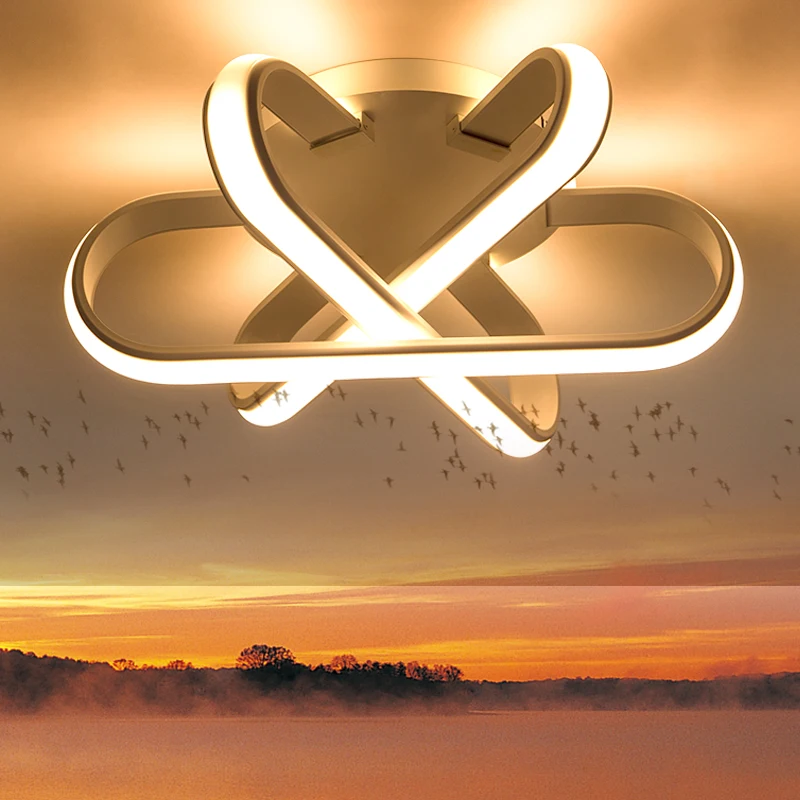 cheap YANGHANG Modern acrylic LED ceiling light Overlapping frames large luxury ceiling lamp for living dining bed room luster avize