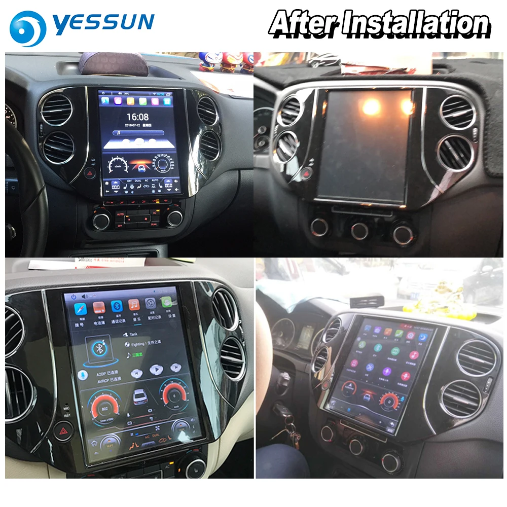 YESSUN 10,4 ''HD экран для Volkswagen Tiguan 2013~ автомобильный Android Carplay gps Navi карта карты навигационный плеер радио без CD DVD