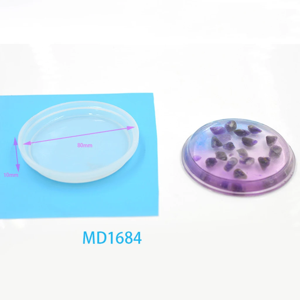 Silicone Base Mold DIY soft clay platform pedestal resin ornament craft mold Handmade jewelry making Mould DIY Epoxy Mold Tools