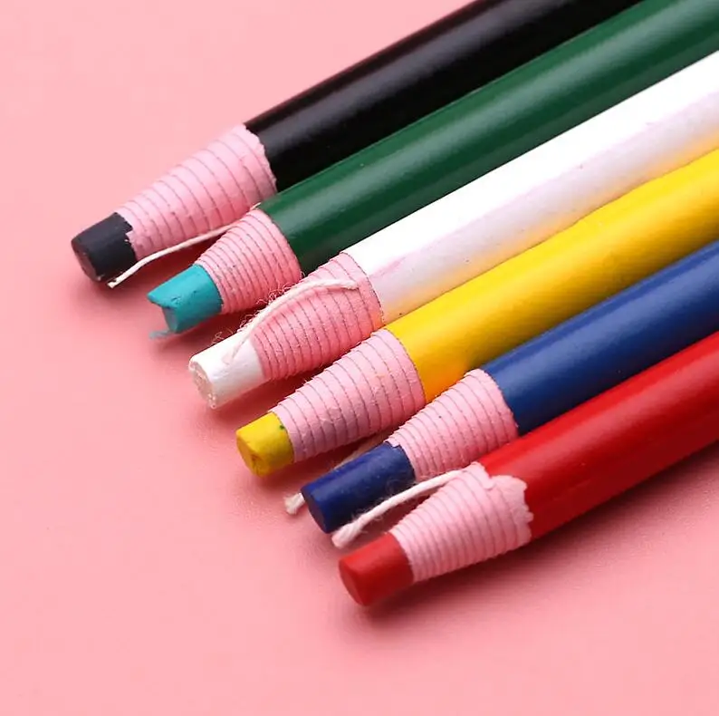 Colorful Erasable Fabric Tailors Chalk Tailor's Chalk Pencil Fabric Patchwork Marker Clothing Pattern DIY Sewing Tools GYH