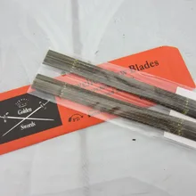 144 шт./партия, двойной меч, пилы, ювелирное ножовочное полотно, Золотое металлическое лезвие для резки, драгоценное лезвие для резки, зубные пилы