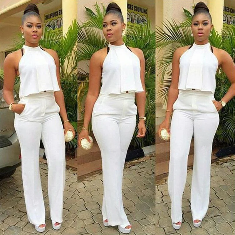 womens white pants suits dressy